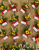 Segnaposto per Festa di Laurea con Fiori Misti per Laurea - Alloria