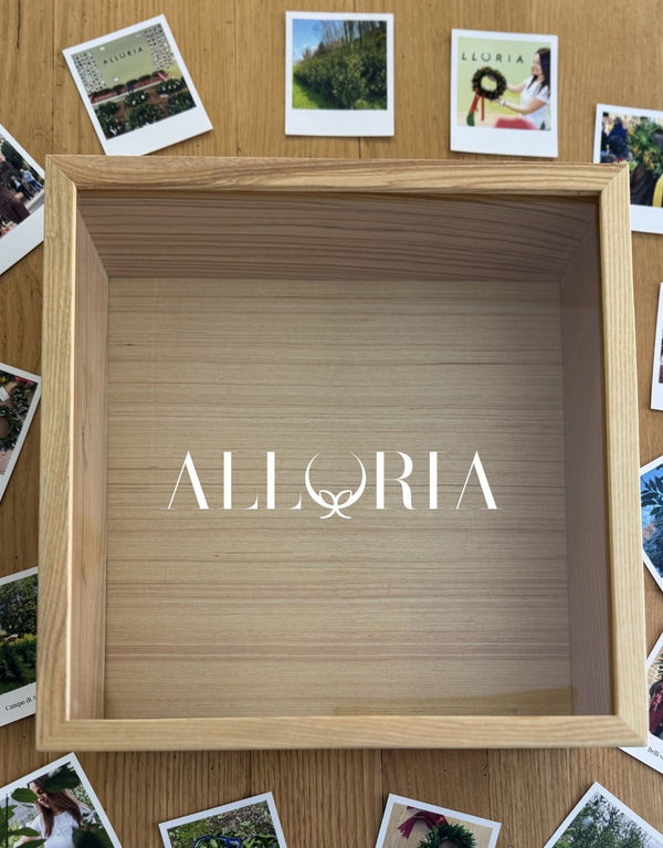 Teca-Cornice-in-Legno-per-Corona-di-Alloro-per-Laurea-alloria-spedizione-a-domicilio-frassino